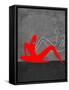 Red Girl 2-Felix Podgurski-Framed Stretched Canvas