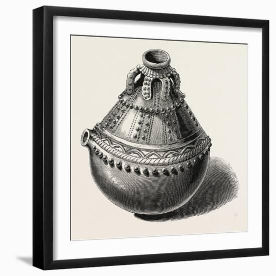 Red Glaze Water Vase-null-Framed Giclee Print