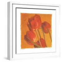 Red & Gold II-Amy Melious-Framed Art Print
