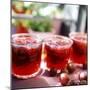 Red Gooseberry Jam in Preserving Jars-Eising Studio - Food Photo and Video-Mounted Photographic Print