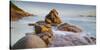 Red Granite at Anse Gaulettes, La Digue Island, the Seychelles-Rainer Mirau-Stretched Canvas