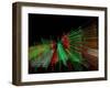 Red, green and white Christmas lights-Merrill Images-Framed Photographic Print