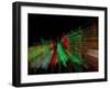 Red, green and white Christmas lights-Merrill Images-Framed Photographic Print