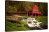 Red Gristmill-benjaminjk-Stretched Canvas