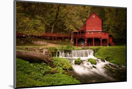 Red Gristmill-benjaminjk-Mounted Photographic Print