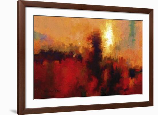 Red Ground-Kanayo Ede-Framed Giclee Print