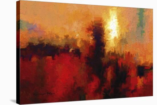 Red Ground-Kanayo Ede-Stretched Canvas