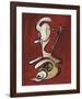 Red Guitarist-Christian Pavlakis-Framed Giclee Print