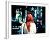 Red Hair and Bokeh-Sharon Wish-Framed Photographic Print