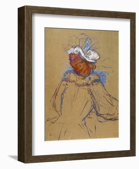 Red Haired Woman Seen from Behind, 1891-Henri de Toulouse-Lautrec-Framed Giclee Print