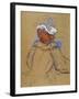 Red Haired Woman Seen from Behind, 1891-Henri de Toulouse-Lautrec-Framed Giclee Print