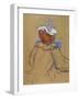 Red Haired Woman Seen from Behind, 1891-Henri de Toulouse-Lautrec-Framed Giclee Print