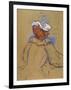 Red Haired Woman Seen from Behind, 1891-Henri de Toulouse-Lautrec-Framed Premium Giclee Print