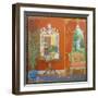 Red Hallway-William Ireland-Framed Giclee Print
