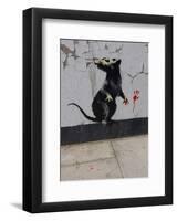 Red handed-Banksy-Framed Giclee Print
