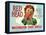 Red Head Apple Label - Wenatchee, WA-Lantern Press-Framed Stretched Canvas