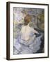 Red Head or to ilet-Henri de Toulouse-Lautrec-Framed Art Print