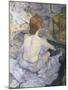 Red Head or to ilet-Henri de Toulouse-Lautrec-Mounted Art Print