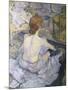 Red Head or to ilet-Henri de Toulouse-Lautrec-Mounted Art Print