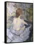 Red Head or to ilet-Henri de Toulouse-Lautrec-Framed Stretched Canvas