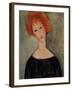 Red Head-Amedeo Modigliani-Framed Giclee Print