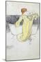 Red-Headed Woman ... in the Bathroom, C1900-1917-Raphael Kirchner-Mounted Giclee Print