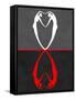 Red Heart Reflection-Felix Podgurski-Framed Stretched Canvas