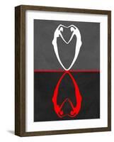 Red Heart Reflection-Felix Podgurski-Framed Art Print