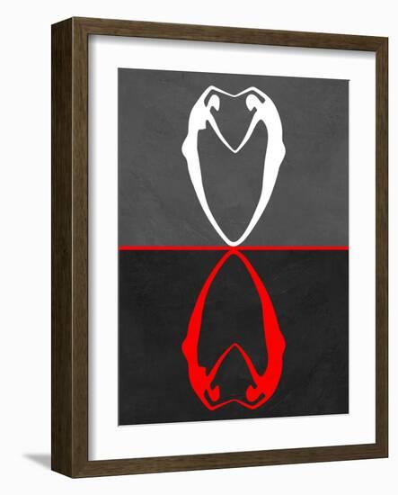 Red Heart Reflection-Felix Podgurski-Framed Art Print