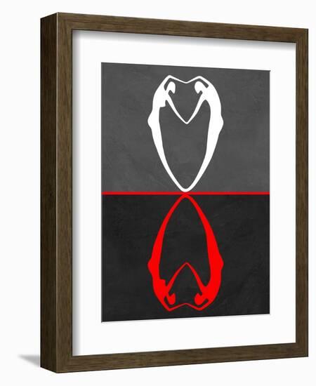 Red Heart Reflection-Felix Podgurski-Framed Art Print