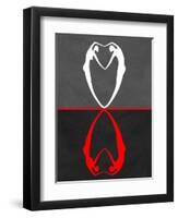 Red Heart Reflection-Felix Podgurski-Framed Art Print