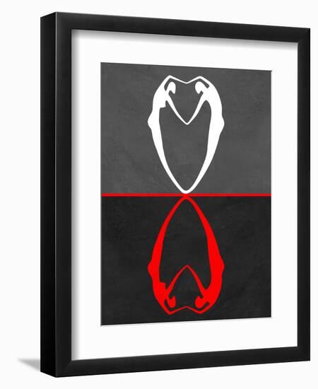 Red Heart Reflection-Felix Podgurski-Framed Art Print