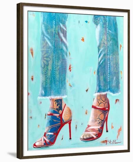 Red Heels-Pamela K. Beer-Framed Premium Giclee Print