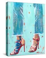 Red Heels-Pamela K. Beer-Stretched Canvas