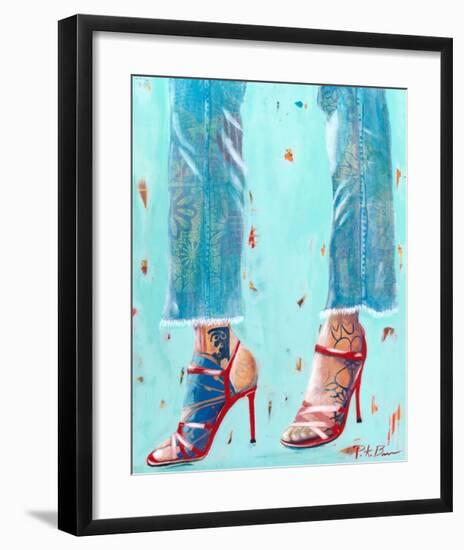 Red Heels-Pamela K. Beer-Framed Art Print