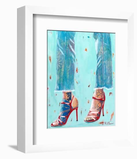 Red Heels-Pamela K. Beer-Framed Art Print