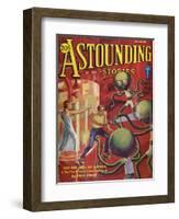 Red Hell of Jupiter'-HW Wesso-Framed Art Print