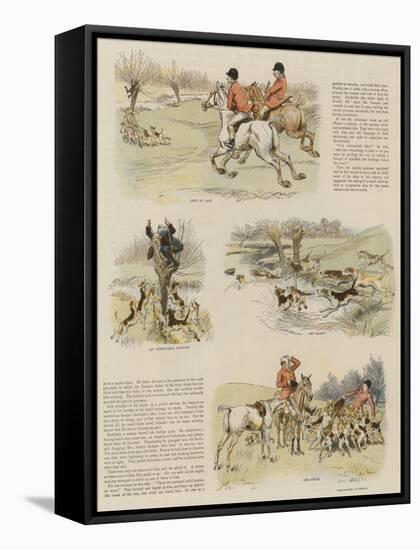 Red Herrings by Parcel Post-Hugh Thomson-Framed Stretched Canvas