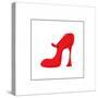 Red High Heeled Shoe-null-Stretched Canvas