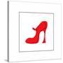 Red High Heeled Shoe-null-Stretched Canvas