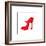 Red High Heeled Shoe-null-Framed Giclee Print
