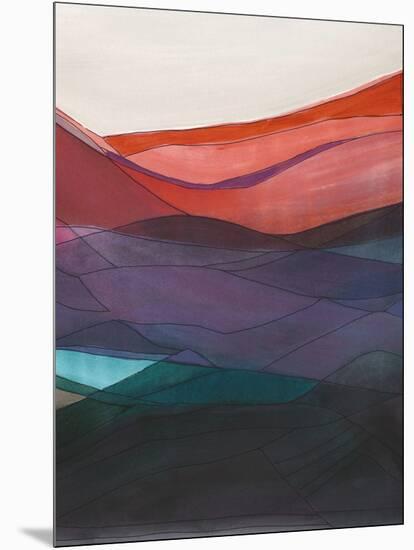 Red Hills II-Jodi Fuchs-Mounted Art Print