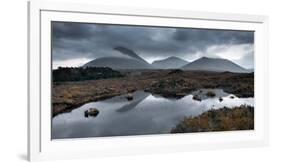 Red Hills Reflections in a Small Lochan, on the Isle of Skye, Near Sligachan-Andy Redhead-Framed Photographic Print