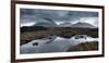 Red Hills Reflections in a Small Lochan, on the Isle of Skye, Near Sligachan-Andy Redhead-Framed Photographic Print