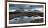 Red Hills Reflections in a Small Lochan, on the Isle of Skye, Near Sligachan-Andy Redhead-Framed Photographic Print