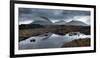 Red Hills Reflections in a Small Lochan, on the Isle of Skye, Near Sligachan-Andy Redhead-Framed Photographic Print