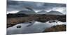 Red Hills Reflections in a Small Lochan, on the Isle of Skye, Near Sligachan-Andy Redhead-Mounted Photographic Print