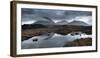 Red Hills Reflections in a Small Lochan, on the Isle of Skye, Near Sligachan-Andy Redhead-Framed Photographic Print