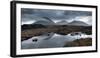Red Hills Reflections in a Small Lochan, on the Isle of Skye, Near Sligachan-Andy Redhead-Framed Photographic Print