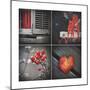 Red Hints Four Pack-Gail Peck-Mounted Premium Giclee Print